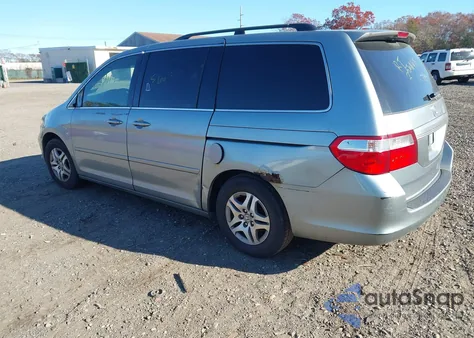 2005 Honda Odyssey Ex-L z USA, uszkodzony, nr VIN 5FNRL38645B096281